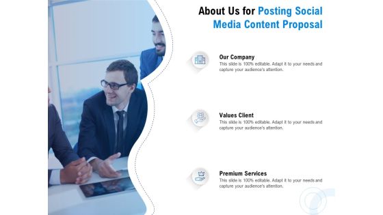 Posting Social Media Content About Us For Posting Social Media Content Proposal Ppt PowerPoint Presentation Summary Diagrams PDF Posting Social Media Content About Us For Posting Social Media Content Proposal Ppt PowerPoint Presentation Summary Diagrams PDF