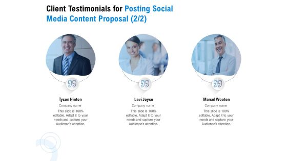 Posting Social Media Content Client Testimonials For Posting Social Media Content Proposal Management Demonstration PDF Posting Social Media Content Client Testimonials For Posting Social Media Content Proposal Management Demonstration PDF