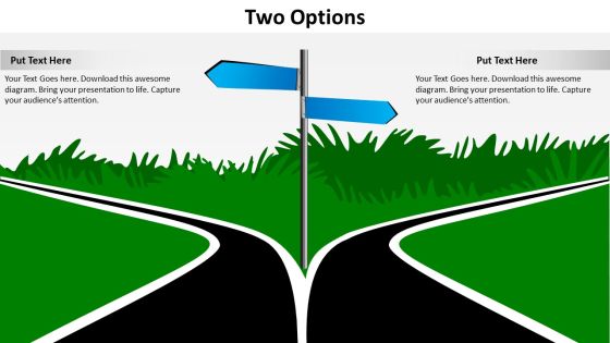 PowerPoint Layouts Growth Two Options Ppt Design PowerPoint Layouts Growth Two Options Ppt Design
