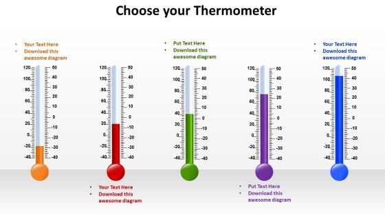 PowerPoint Layouts Sales Choose Your Thermometer Ppt Slide PowerPoint Layouts Sales Choose Your Thermometer Ppt Slide