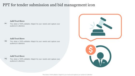 Ppt For Tender Submission And Bid Management Icon Ppt Deck PDF Ppt For Tender Submission And Bid Management Icon Ppt Deck PDF