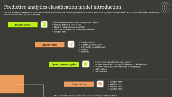 Predictive Analytics Methods Predictive Analytics Classification Model Introduction Designs PDF Predictive Analytics Methods Predictive Analytics Classification Model Introduction Designs PDF