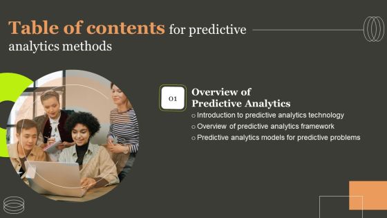 Predictive Analytics Methods Table Of Contents Information PDF Predictive Analytics Methods Table Of Contents Information PDF
