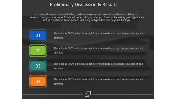 Preliminary Discussion And Results Ppt PowerPoint Presentation Gallery Samples Preliminary Discussion And Results Ppt PowerPoint Presentation Gallery Samples