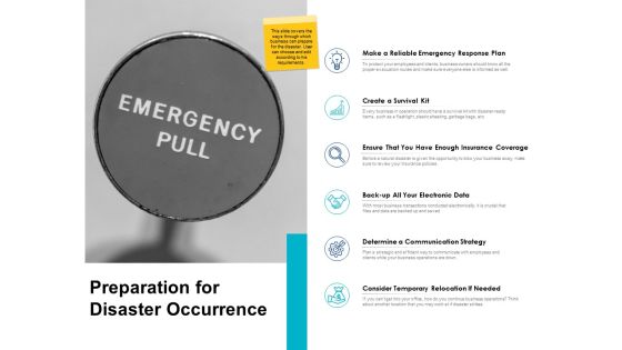 Preparation For Disaster Occurrence Ppt PowerPoint Presentation File Aids Preparation For Disaster Occurrence Ppt PowerPoint Presentation File Aids