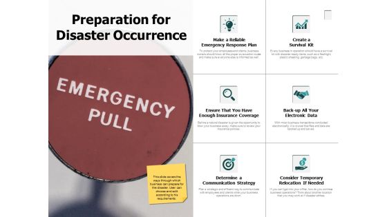 Preparation For Disaster Occurrence Ppt PowerPoint Presentation Outline Aids Preparation For Disaster Occurrence Ppt PowerPoint Presentation Outline Aids