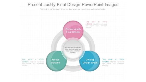 Present Justify Final Design Powerpoint Images