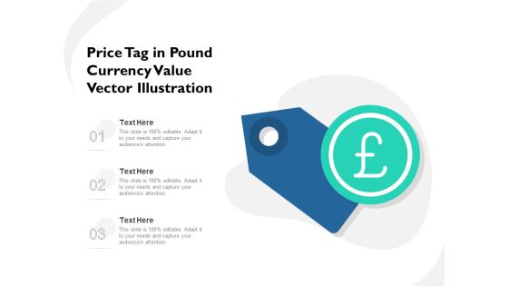 Price Tag In Pound Currency Value Vector Illustration Ppt PowerPoint Presentation Ideas Graphics PDF