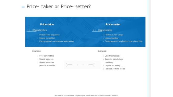 Price Taker Or Price Setter Ppt PowerPoint Presentation Show Ideas PDF Price Taker Or Price Setter Ppt PowerPoint Presentation Show Ideas PDF