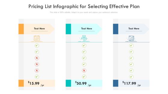 Pricing List Infographic For Selecting Effective Plan Ppt PowerPoint Presentation Gallery Graphics Template PDF Pricing List Infographic For Selecting Effective Plan Ppt PowerPoint Presentation Gallery Graphics Template PDF