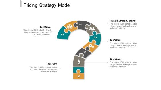Pricing Strategy Model Ppt PowerPoint Presentation Styles Smartart Cpb