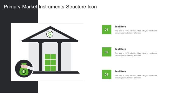 Primary Market Instruments Structure Icon Ppt PowerPoint Presentation File Inspiration PDF