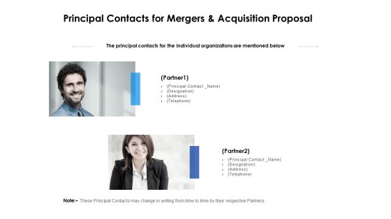 Principal Contacts For Mergers And Acquisition Proposal Ppt PowerPoint Presentation Inspiration Background Images Principal Contacts For Mergers And Acquisition Proposal Ppt PowerPoint Presentation Inspiration Background Images