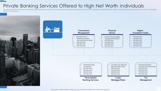 Private Banking Services Offered To High Net Worth Individuals Mockup PDF Private Banking Services Offered To High Net Worth Individuals Mockup PDF