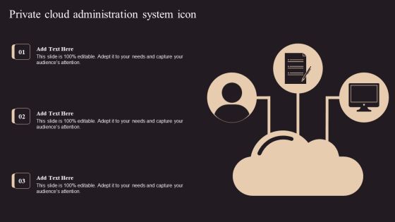 Private Cloud Administration System Icon Brochure PDF Private Cloud Administration System Icon Brochure PDF