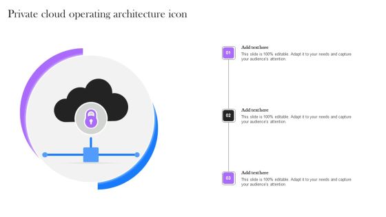 Private Cloud Operating Architecture Icon Demonstration PDF Private Cloud Operating Architecture Icon Demonstration PDF
