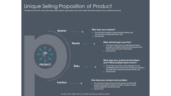 Private Equity Fund Pitch Deck To Raise Series C Funding Unique Selling Proposition Of Product Microsoft PDF Private Equity Fund Pitch Deck To Raise Series C Funding Unique Selling Proposition Of Product Microsoft PDF