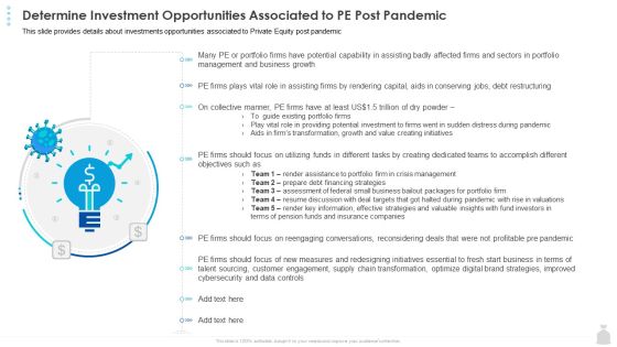 Private Funding In The Age Of COVID 19 Determine Investment Opportunities Associated To PE Post Pandemic Guidelines PDF Private Funding In The Age Of COVID 19 Determine Investment Opportunities Associated To PE Post Pandemic Guidelines PDF