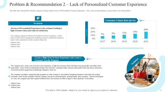 Problem And Recommendation 2 Lack Of Personalized Customer Experience Background PDF Problem And Recommendation 2 Lack Of Personalized Customer Experience Background PDF