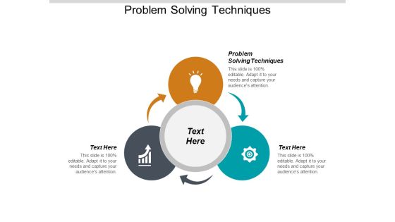 Problem Solving Techniques Ppt PowerPoint Presentation Styles Format Cpb
