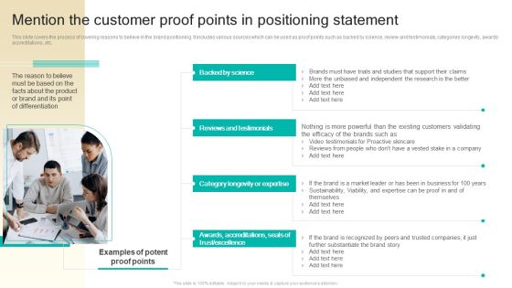 Procedure To Develop Effective Product Mention The Customer Proof Points In Positioning Statement Ppt Gallery Elements PDF Procedure To Develop Effective Product Mention The Customer Proof Points In Positioning Statement Ppt Gallery Elements PDF