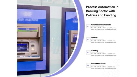 Process Automation In Banking Sector With Policies And Funding Ppt PowerPoint Presentation Model Layouts PDF Process Automation In Banking Sector With Policies And Funding Ppt PowerPoint Presentation Model Layouts PDF