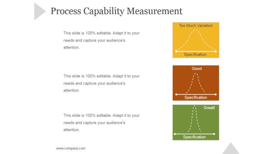 Process Capability Measurement Ppt PowerPoint Presentation Sample Process Capability Measurement Ppt PowerPoint Presentation Sample