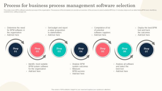 Process For Business Process Management Software Selection Microsoft PDF
