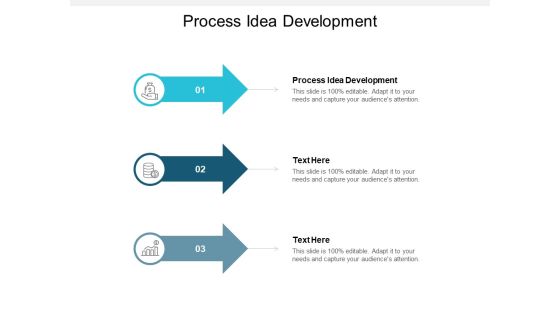 process idea development ppt powerpoint presentation show images cpb