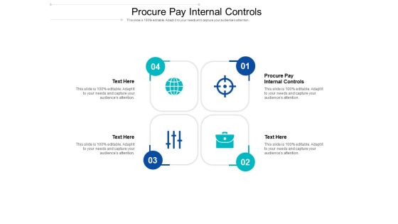 Procure Pay Internal Controls Ppt PowerPoint Presentation Infographics Clipart Cpb Pdf