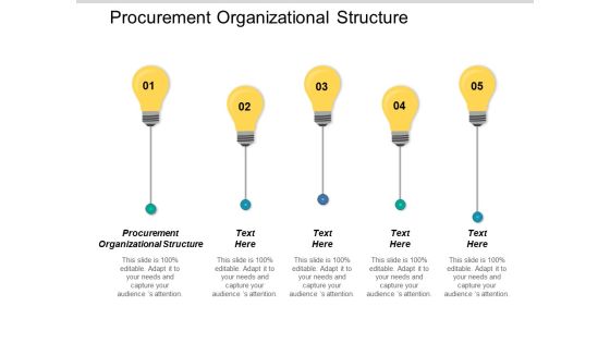 Procurement Organizational Structure Ppt PowerPoint Presentation File Pictures Cpb