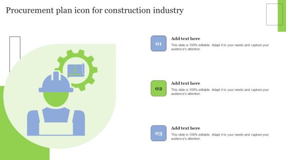 Procurement Plan Icon For Construction Industry Diagrams PDF Procurement Plan Icon For Construction Industry Diagrams PDF