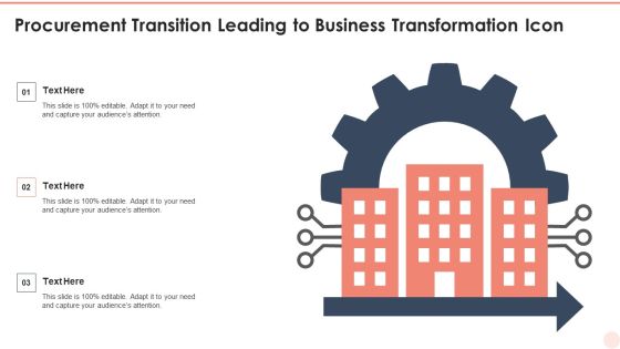 Procurement Transition Leading To Business Transformation Icon Infographics PDF Procurement Transition Leading To Business Transformation Icon Infographics PDF