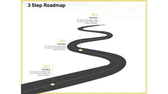 Producing Video Content 3 Step Roadmap Ppt Ideas Graphics Download PDF Producing Video Content 3 Step Roadmap Ppt Ideas Graphics Download PDF