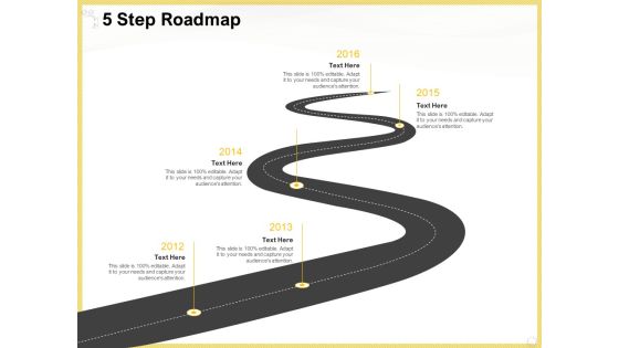 Producing Video Content 5 Step Roadmap Ppt Show Topics PDF Producing Video Content 5 Step Roadmap Ppt Show Topics PDF