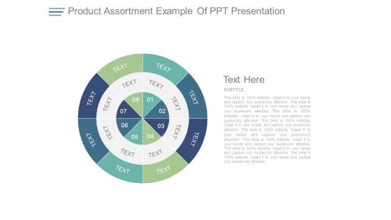 Product Assortment Example Of Ppt Presentation Product Assortment Example Of Ppt Presentation