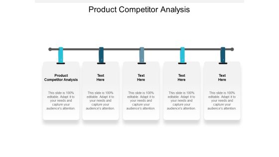 Product Competitor Analysis Ppt PowerPoint Presentation Outline Inspiration Cpb