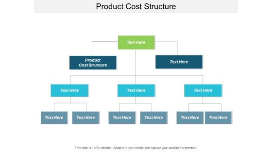 Product Cost Structure Ppt Powerpoint Presentation Gallery Introduction Cpb