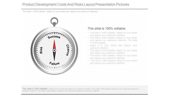 Product Development Costs And Risks Layout Presentation Pictures
