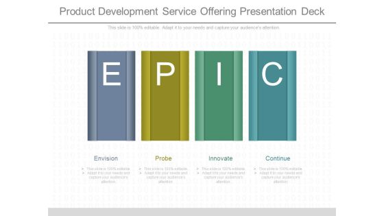 Product Development Service Offering Presentation Deck Product Development Service Offering Presentation Deck