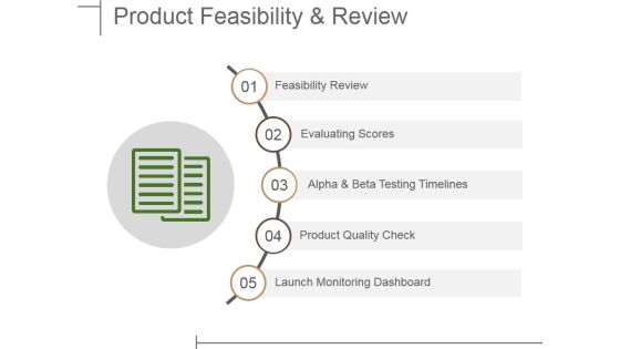 Product Feasibility And Review Ppt PowerPoint Presentation Model Aids