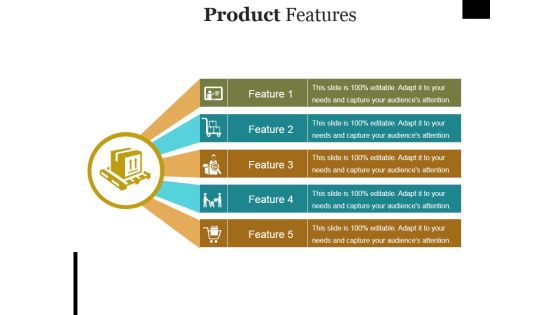 Product Features Ppt PowerPoint Presentation Slides Styles