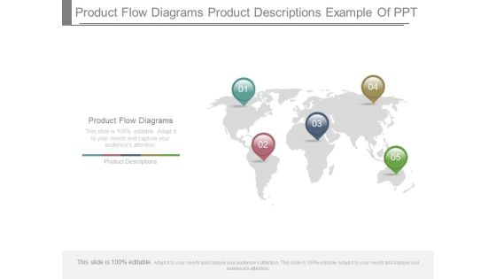 Product Flow Diagrams Product Descriptions Example Of Ppt