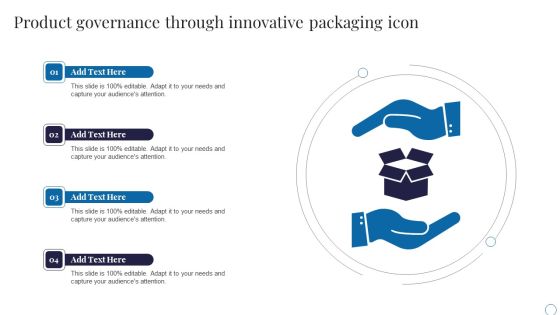 Product Governance Through Innovative Packaging Icon Ideas PDF Product Governance Through Innovative Packaging Icon Ideas PDF
