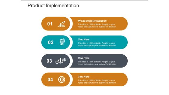 Product Implementation Ppt PowerPoint Presentation Show Graphics Template Cpb