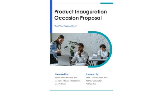 Product Inauguration Occasion Proposal Example Document Report Doc Pdf Ppt Product Inauguration Occasion Proposal Example Document Report Doc Pdf Ppt