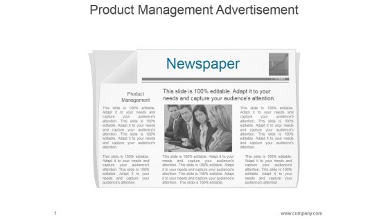 Product Management Advertisement Ppt PowerPoint Presentation Slides Product Management Advertisement Ppt PowerPoint Presentation Slides