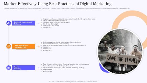 Product Marketing And Awareness Programs Market Effectively Using Best Practices Ideas PDF