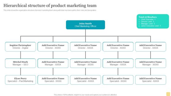 Product Marketing Plan To Enhance Organizational Growth Hierarchical Structure Of Product Marketing Team Structure PDF Product Marketing Plan To Enhance Organizational Growth Hierarchical Structure Of Product Marketing Team Structure PDF