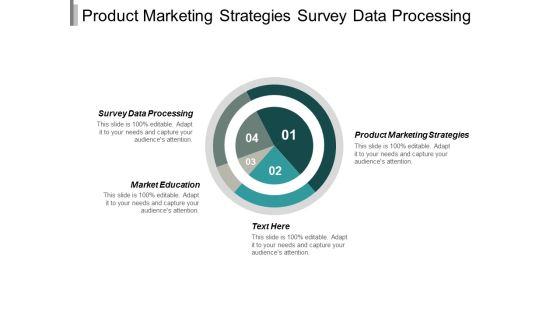 Product Marketing Strategies Survey Data Processing Market Education Ppt PowerPoint Presentation Slides Inspiration